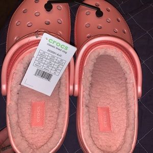 Men’s Crocs with fur